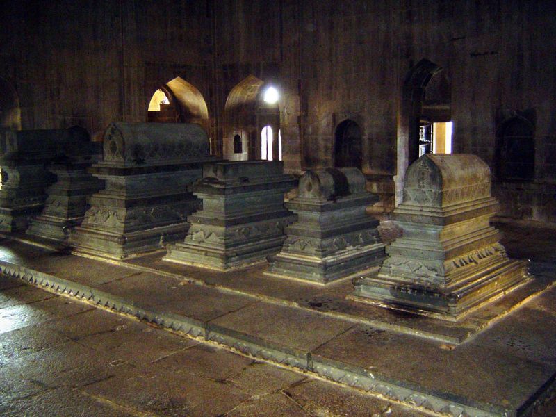 Inside are the tombs of Ibrahim and his family.