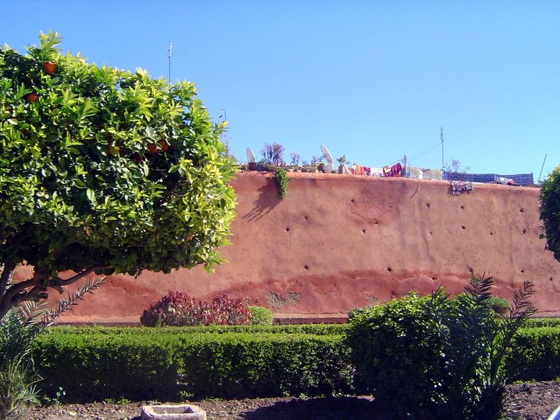 Much like Sri Lanka, the medina or old city of Marrakech is shaped like a teardrop, in this case rimmed with about ten miles of walls. Withi