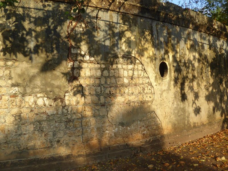It presumably was built by the Portuguese or the Dutch at a time when security was still a concern.