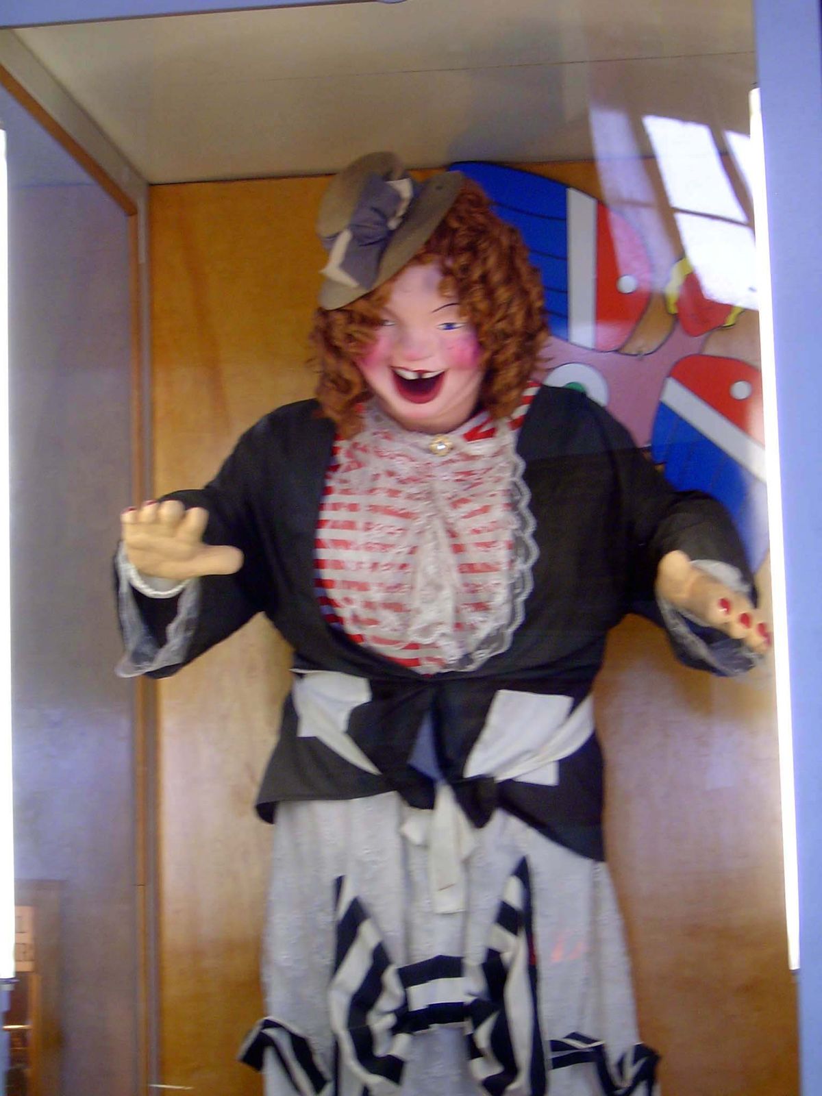 The least amusing part of Playland survives. It's the mechanical dummy called Sal, who still accursedly guffaws on a loop, now from a museum
