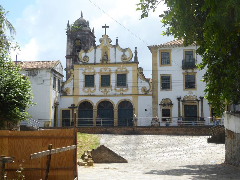 That would be the church of Our Lady of the Snows and the adjacent convent of San Francisco. Both were begun in 1585, a year after the Franc