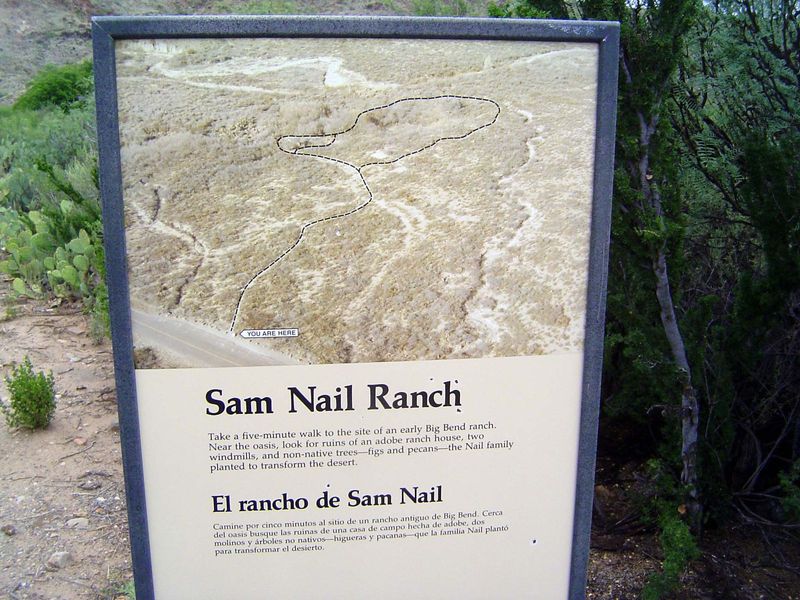 At your service: the NPS sign on the spot.