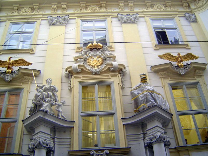 Vienna was heavily rebuilt in the 19th Century. One of the new buildings at that time was a grand city hall, which replaced this building, k