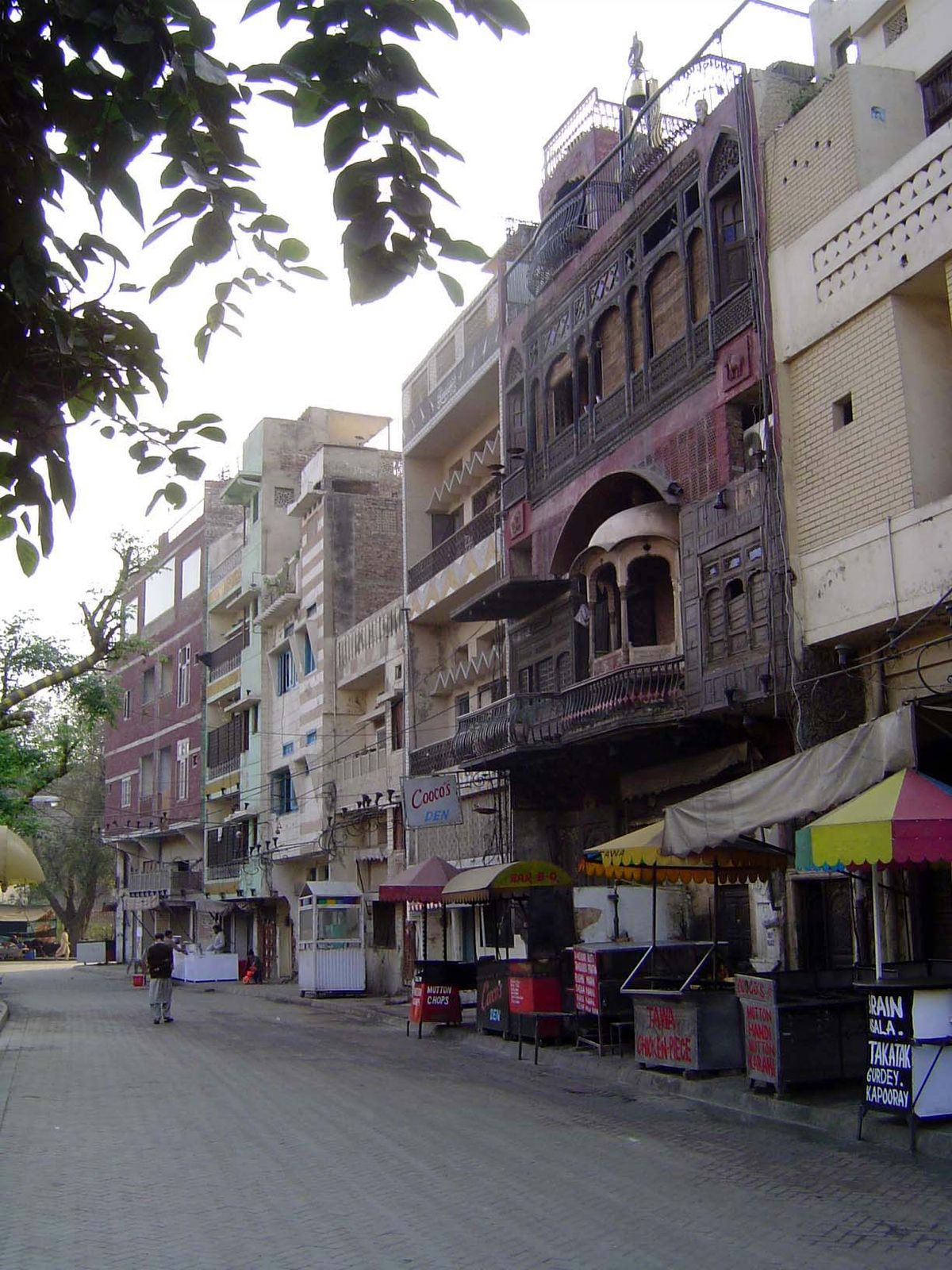 The great majority of the buildings in the Old City are new, but here's an older one.
