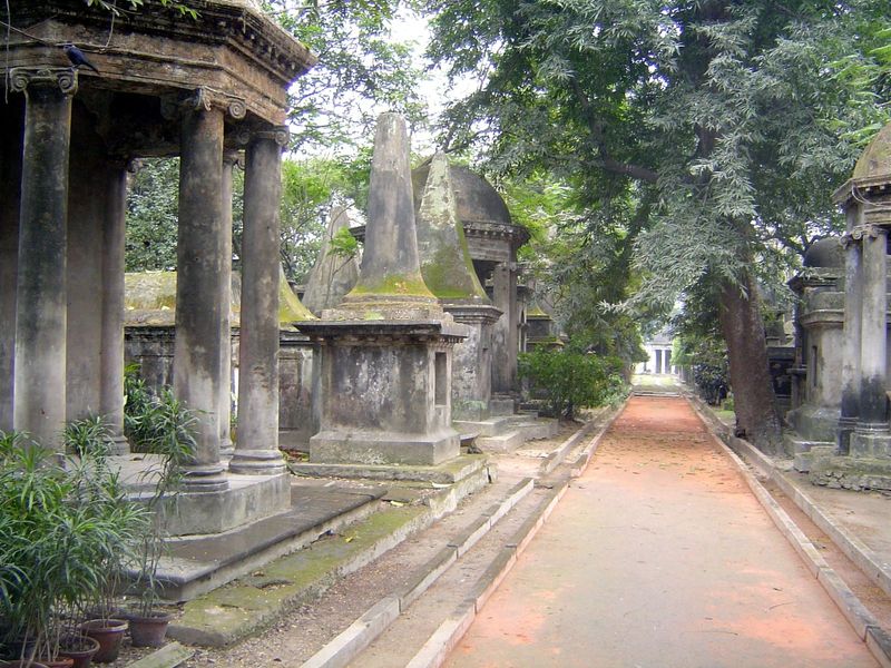 There's an old Park Street Cemetery, too, and it has a forest of monuments.