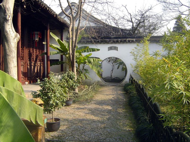 The garden was destroyed during the Taiping Rebellion and rebuilt in 1927. It may well have been rebuilt after that, too: the Cultural Revol
