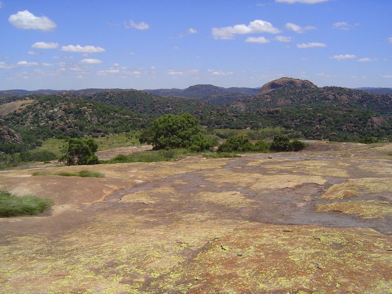 Here's the view from near the summit: 360 degrees of wildness.