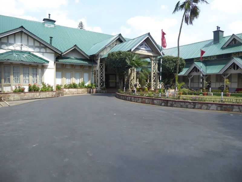 Here's the inflated Pine Wood Hotel, in business since the beginning of time and considerably spruced up in recent years.