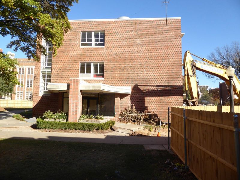 December 2016 and the Last Days of Gittinger Hall, the crowded home of the English Department lo these many years.