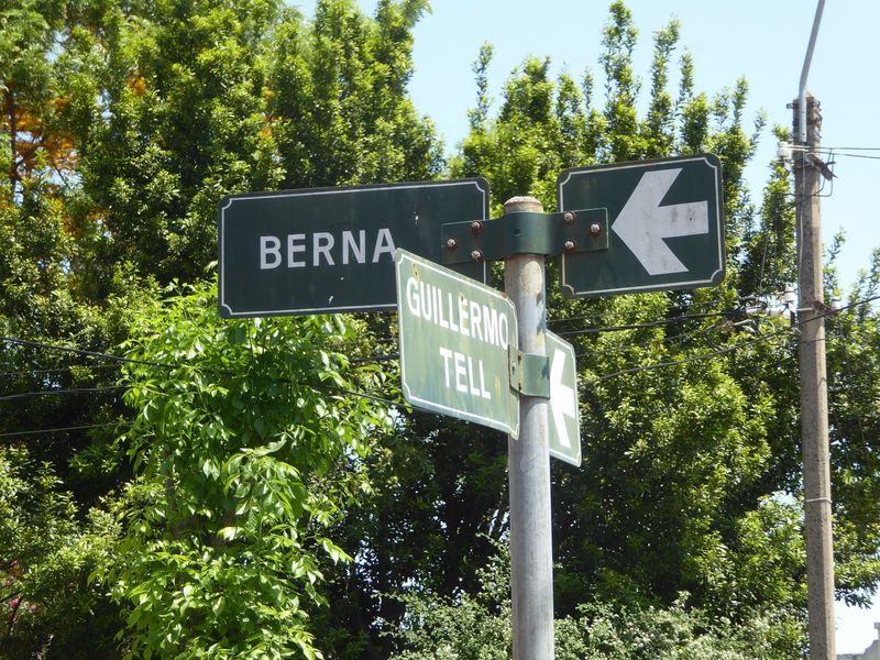 Street names allude to it, too.