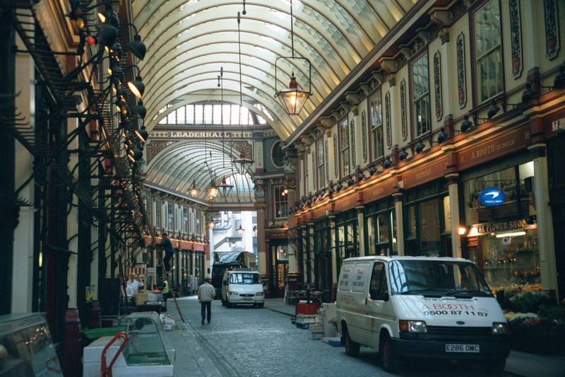 The famous Leadenhall Market, opened in 1881. That's misleading, because poultry has been sold on the site since at least 1345. The site's r