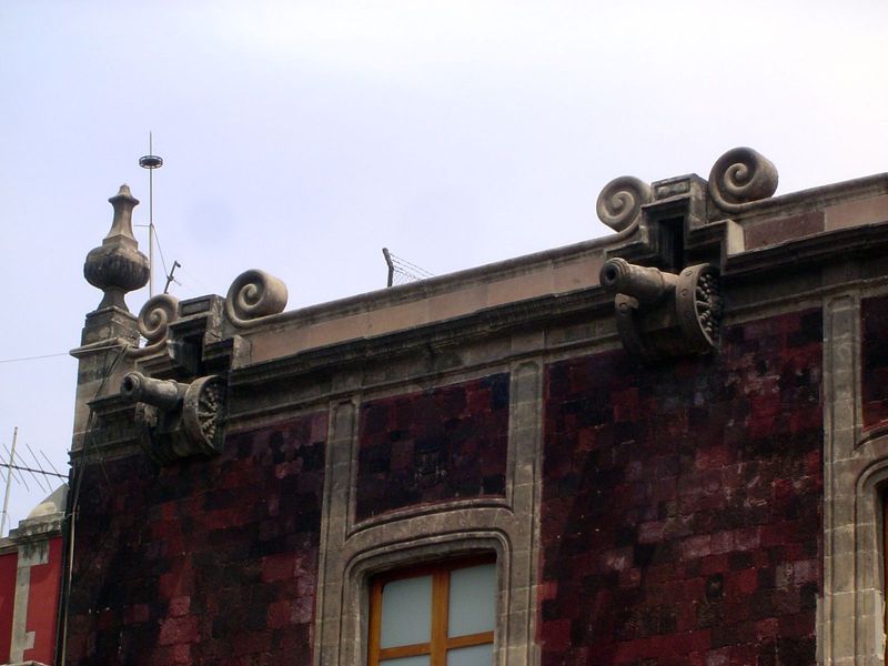 Here it is shaped into spirals over real cannon.