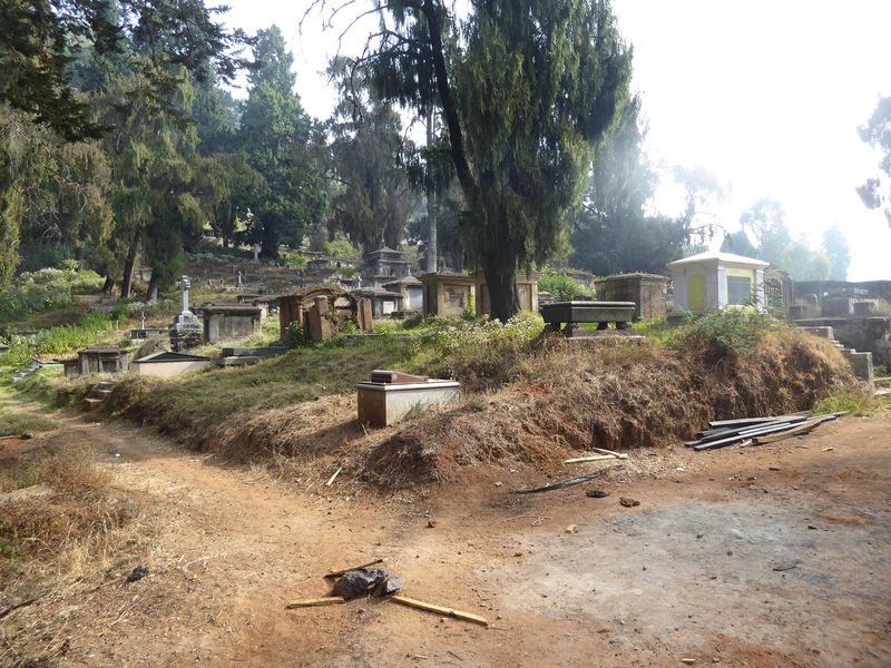 Meanwhile, there are ghosts. We'll wander around the graveyards behind St. Stephen's and St. Thomas.
