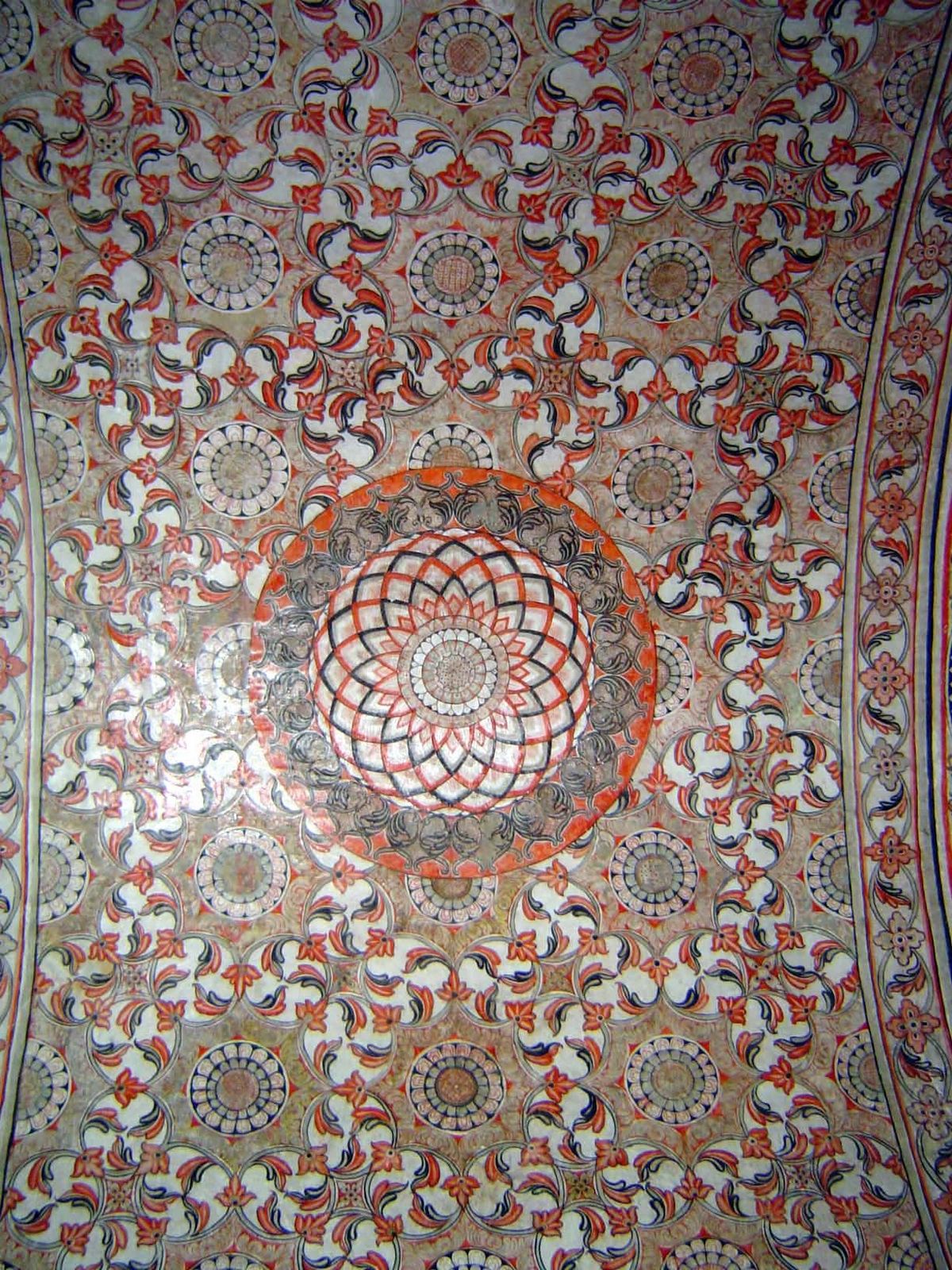 Ceiling of the shrine.