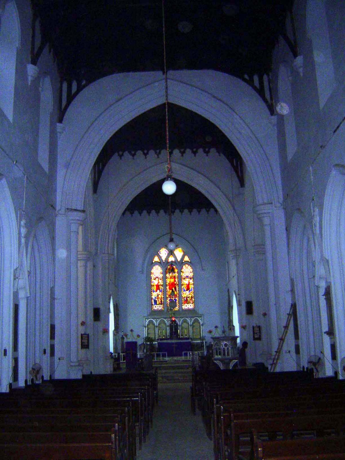 The interior.