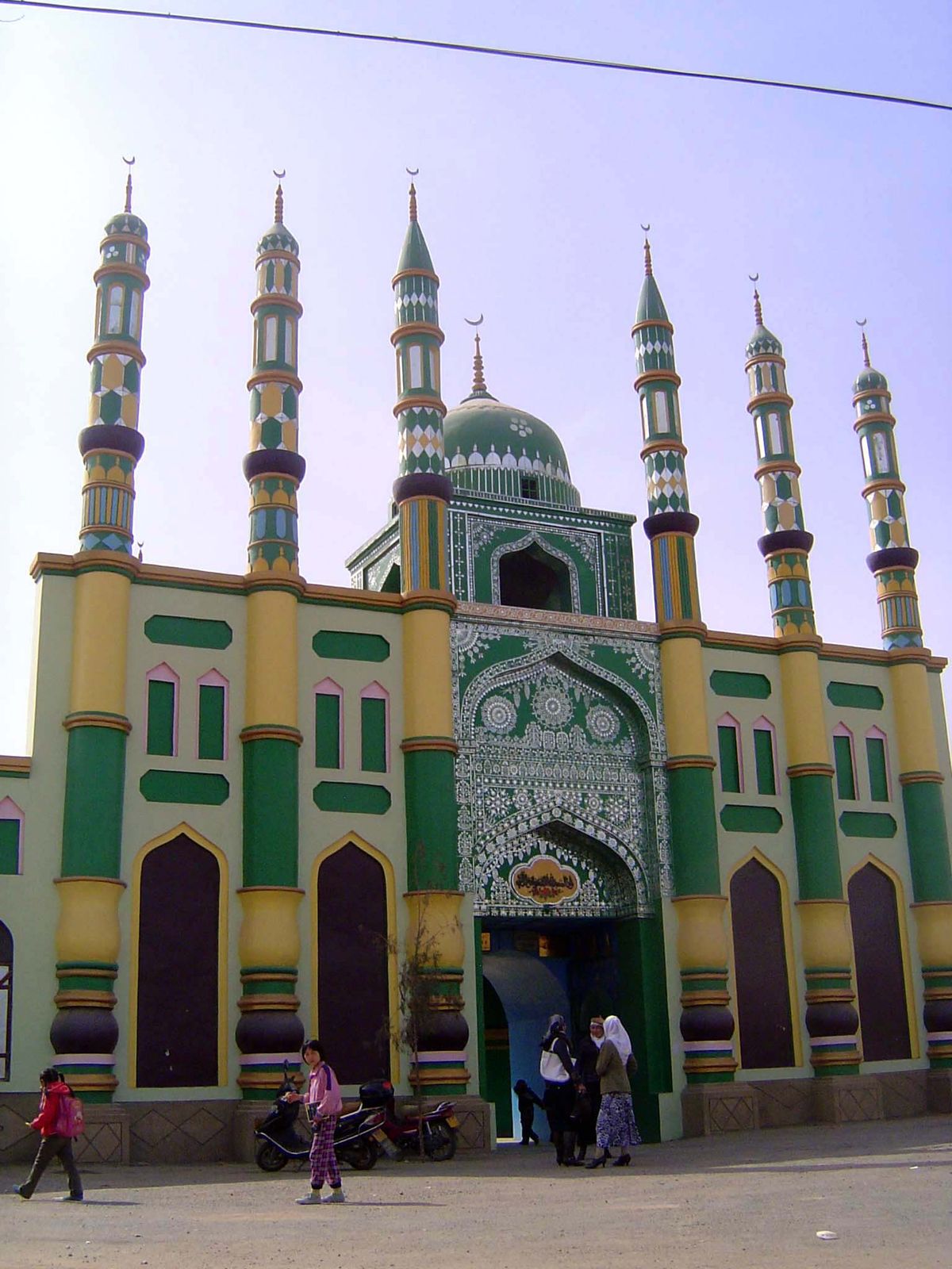 Inevitably, the most ostentatious buildings are mosques.
