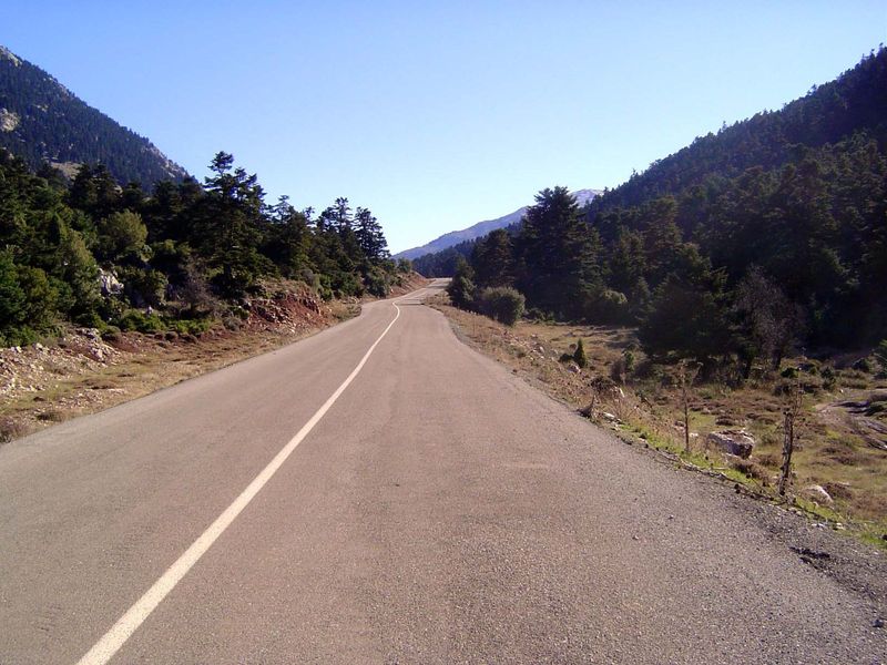 The road east.