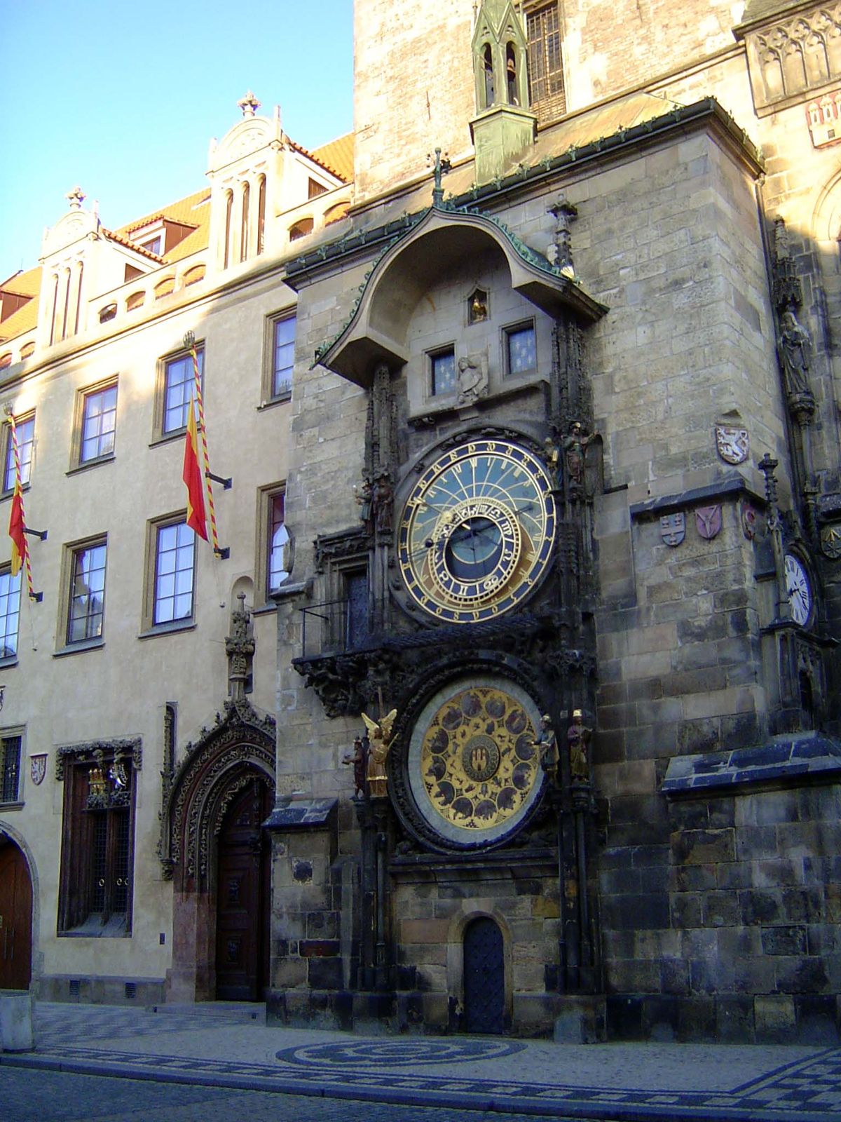 The astronomical clock.