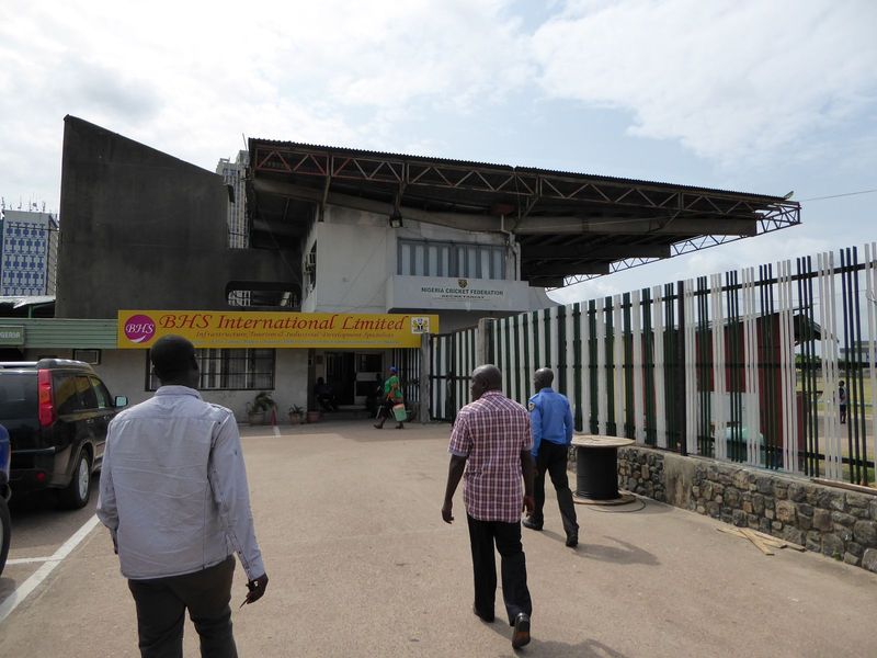 Lagos attracted other avant-garde architects. Here, at the surviving bit of the racetrack, is another example: step inside.