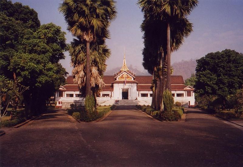 From the main gate.