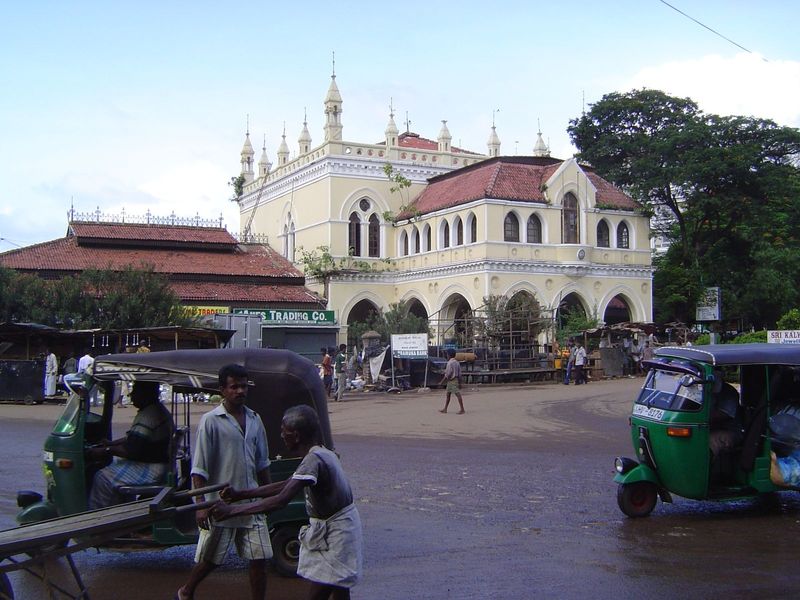 This is the city's original town hall, built in 1873 and flanked by the iron-shed Edinburgh Market. Both were designed by the same J.G. Smit