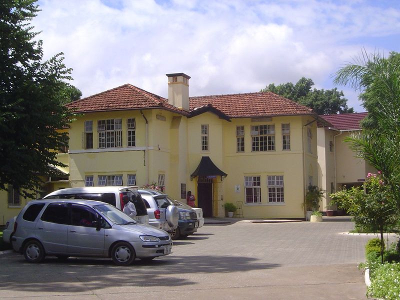 Here's the kind of house that was in the same neighborhood, earmarked by the planners for "executive councillors' houses." This one was conv