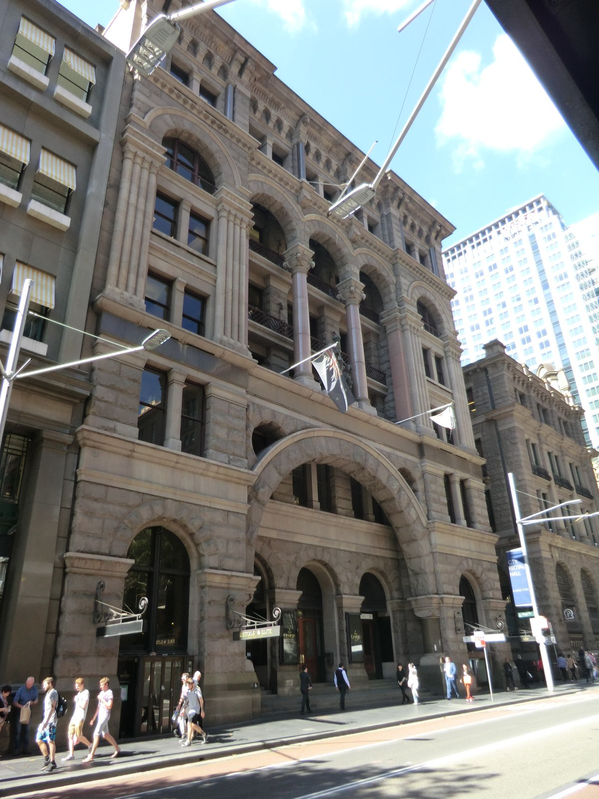 After banks, think insurance. Today's Société Générale House was built in the early 1890s for the Equitable Life Assurance Society of Americ