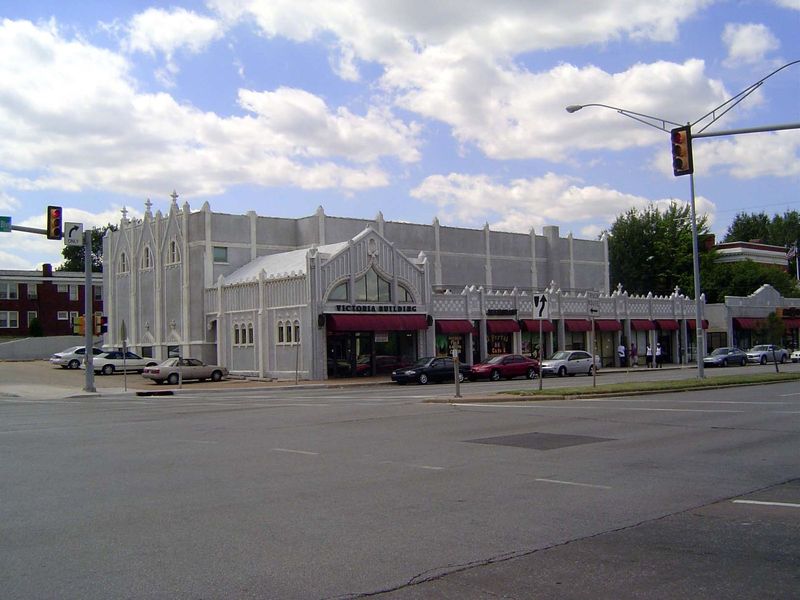 What do you think this is? No, it's not a recycled church. Yes, it was originally a theater, the Victoria Theater. Opened in 1910 at Classen