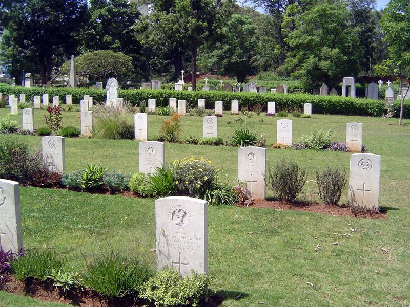 War graves.