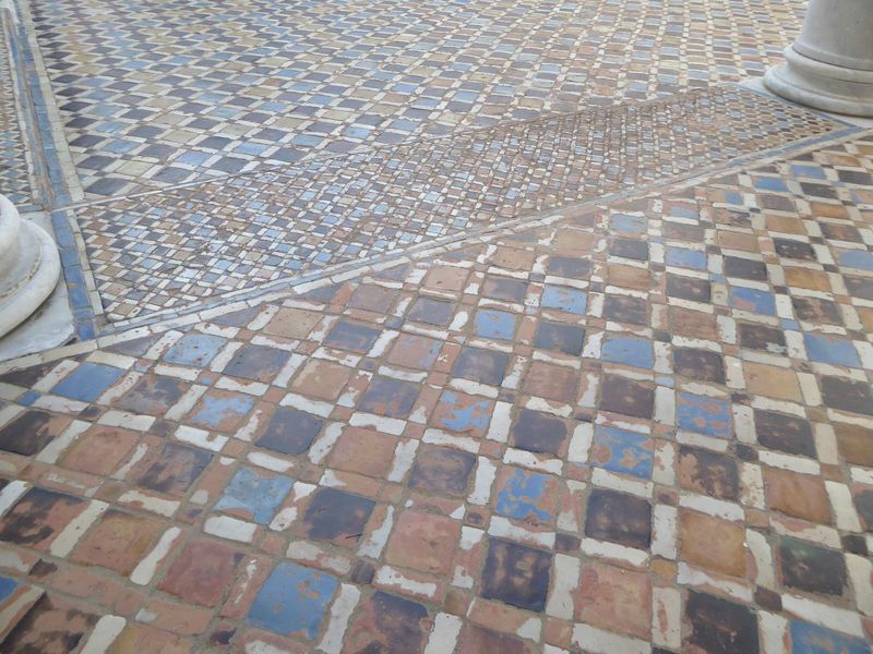 The paving is made of locally famous tiles from Tetuan, about 40 miles to the southeast.