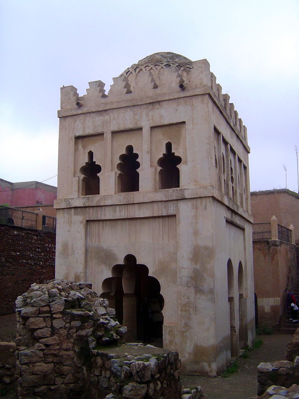 Outside the madrasa is the only surviving relic of the Almoravid Dynasty, the fountain adjoining the Ali ben Youssef mosque.