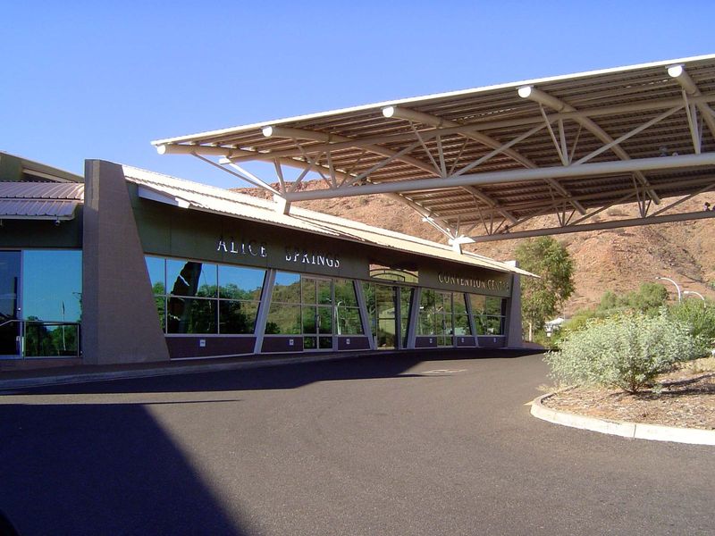 The Alice Springs Convention Centre, testimony to architectural globalization.