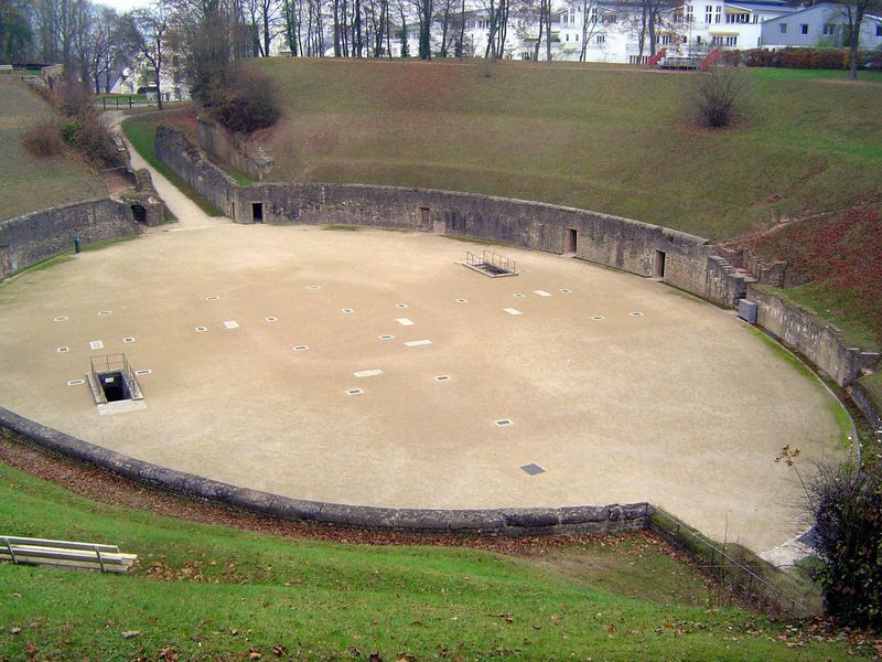 The Romans needed their amusements, in this case an arena.