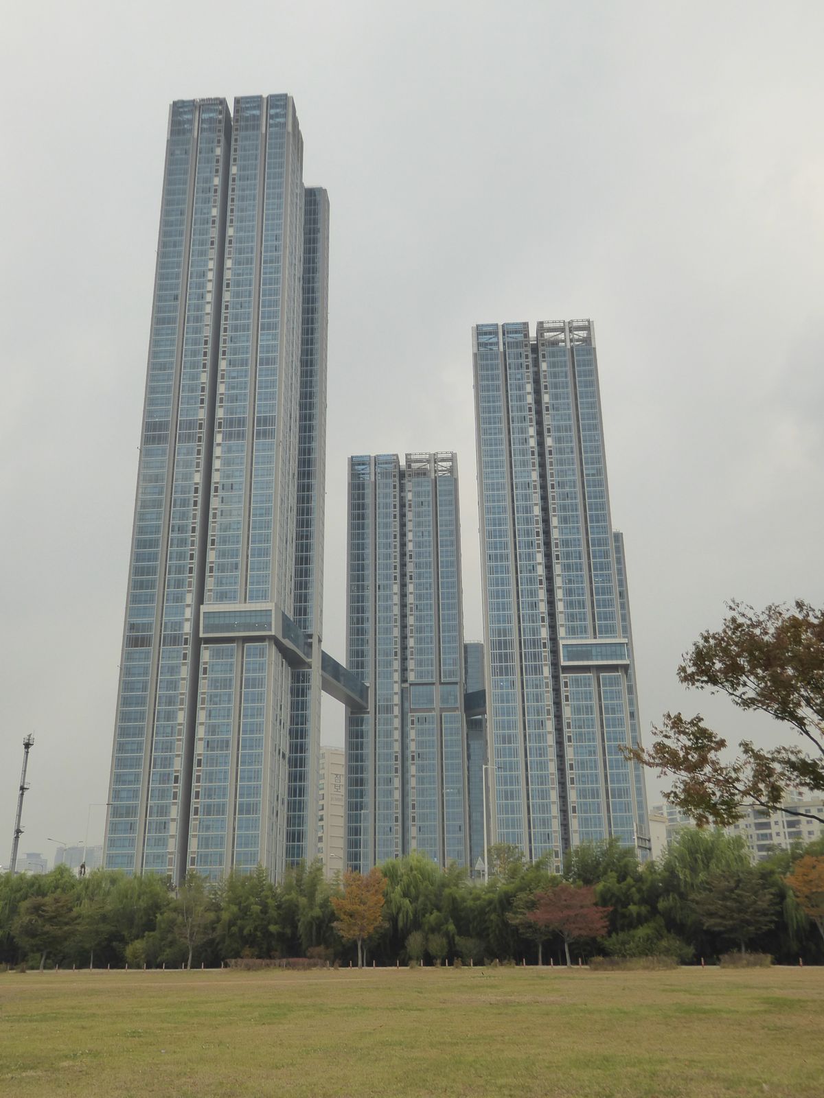 We're looking up at three towers. They have a name, of course: Raemian Caelitus, so you think of that centurion on television last year. No 