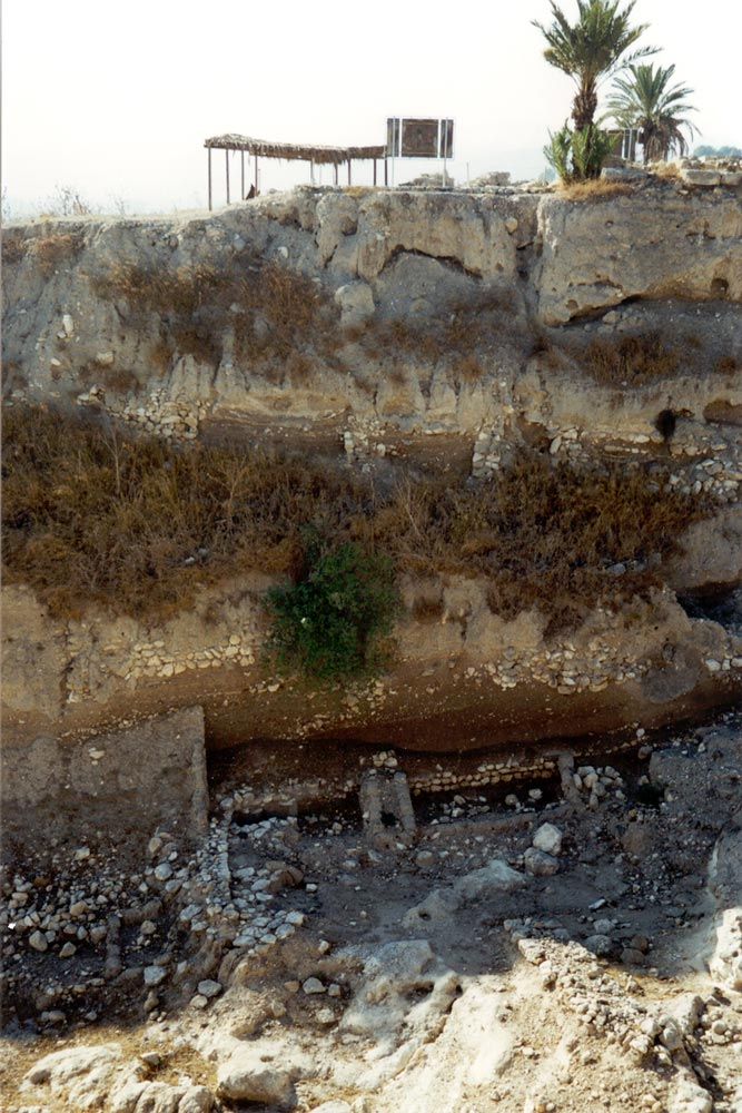 Cultural stratification at Armageddon, or Har Megiddo, in Hebrew. This was an Egyptian town in the second millennium B.C. Later, David built