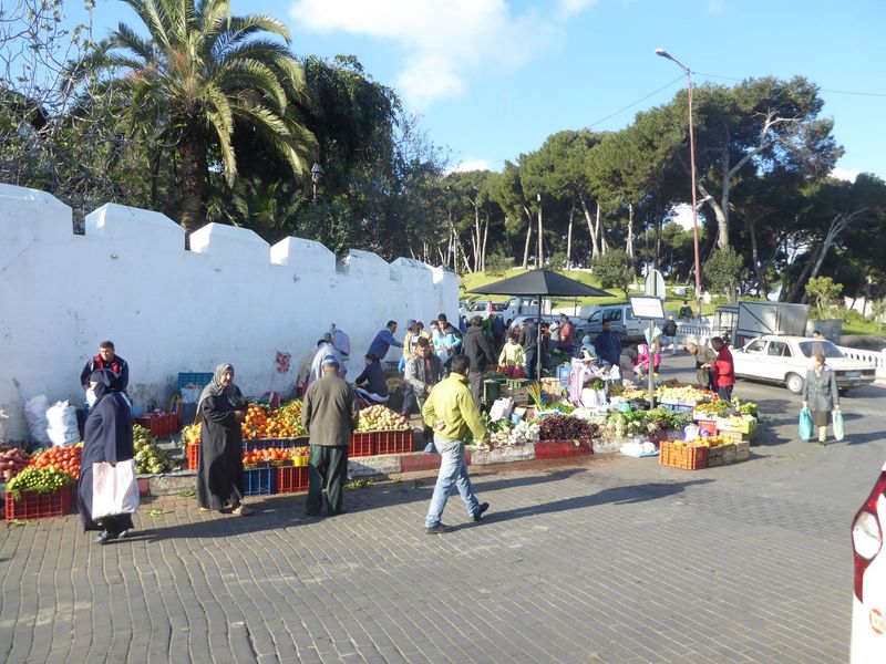 Over on the right is the German cemetery formerly part of the Mendoubia garden.