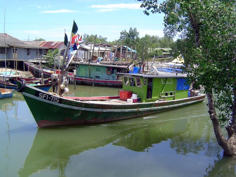 The boat came from a village called Santubong.