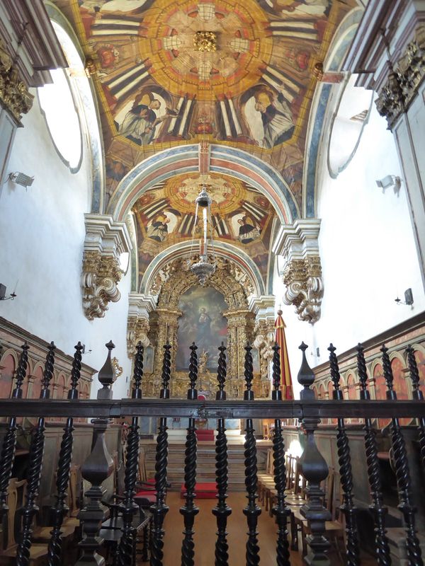 Here's Bazin again: "As the church became a cathedral to house the bishop's seat, the temple had to be richer. Thus, the main chapel was div