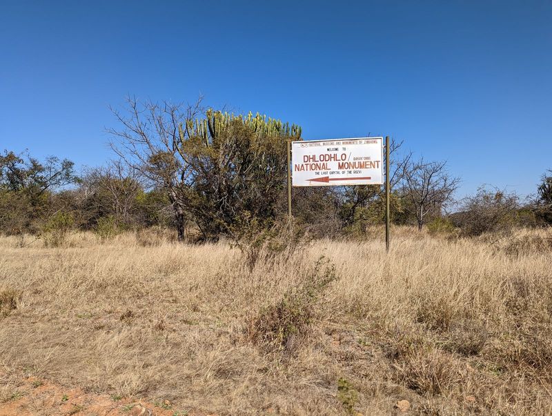 We've jumped 50 miles to the east. "Dhlodhlo" is the name of a local Ndebele leader in the 1880s. The actual name used by the Rozvi for this