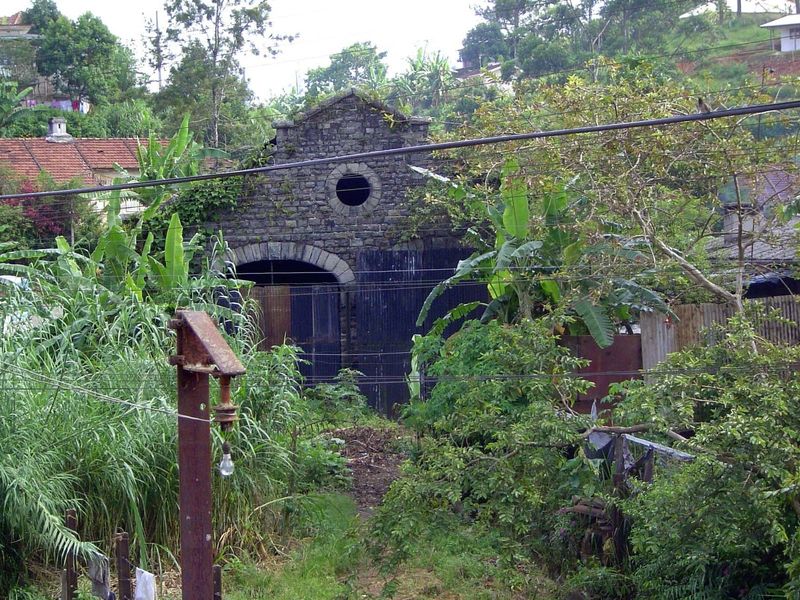 An abandoned railroad shop, built for the ages.