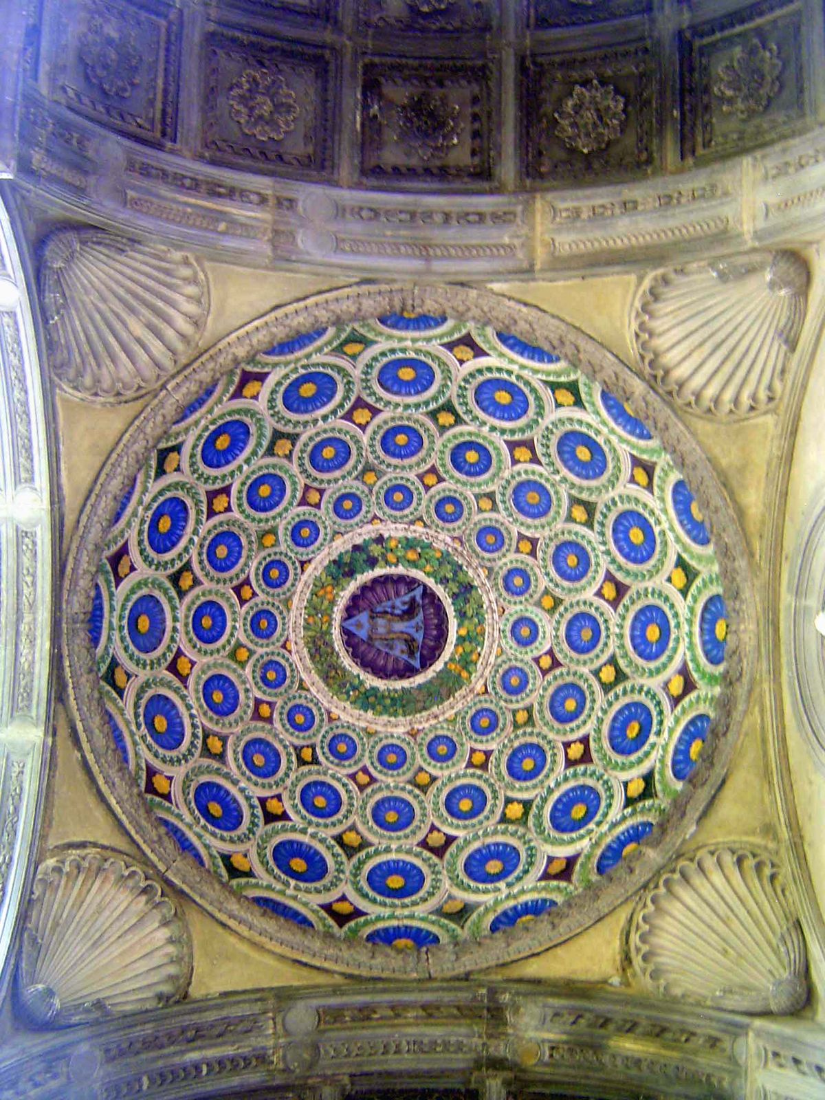 Dome of the portico.