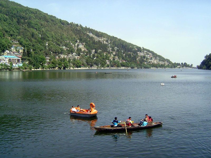 The view from the western end.