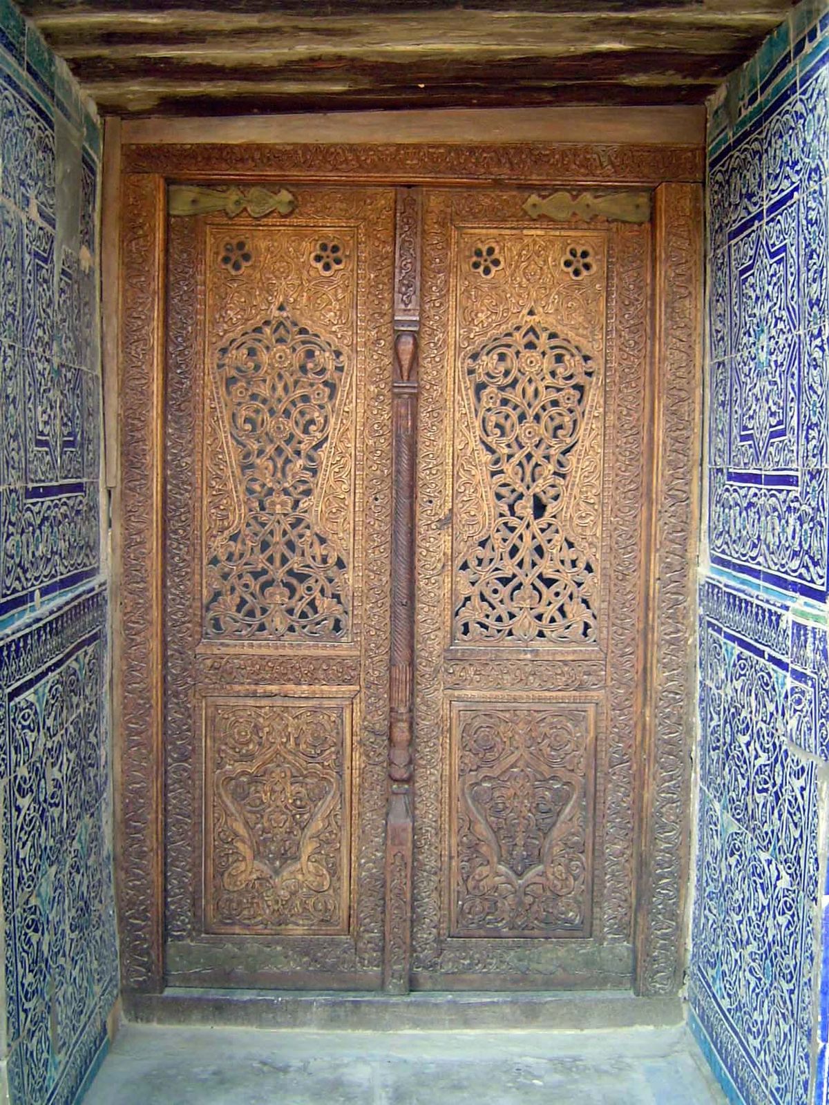 One of many unique doors.