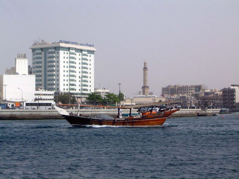 "Dubai stands on both sides of a creek, with a shallow and difficult entrance." So wrote J.G. Lorimer about a century ago in his immense Gaz