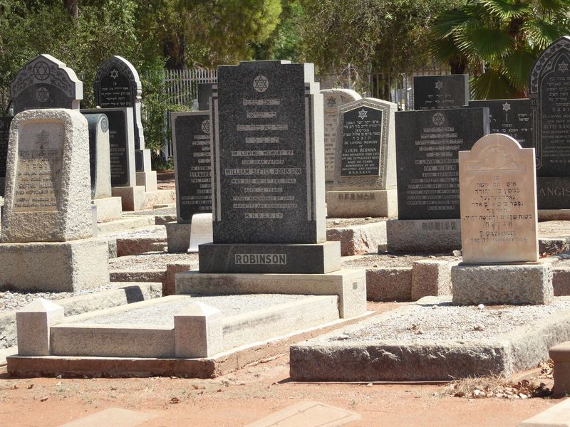 Another sidenote: there is a Jewish section here as in cemeteries across Africa. The diaspora was a lot wider than New York and Montreal and