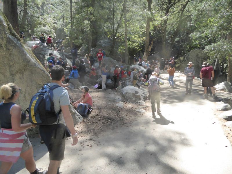 For most visitors, this would do: it's the route up to Vernal Fall.