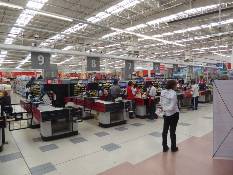 Here's Walmart's Mexican-based competition, a Soriana Hiper.