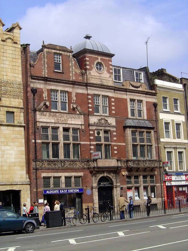 In an echo of Andrew Carnegie, the newspaper editor Passmore Edwards built two dozen libraries in England, including this one. In his autobi