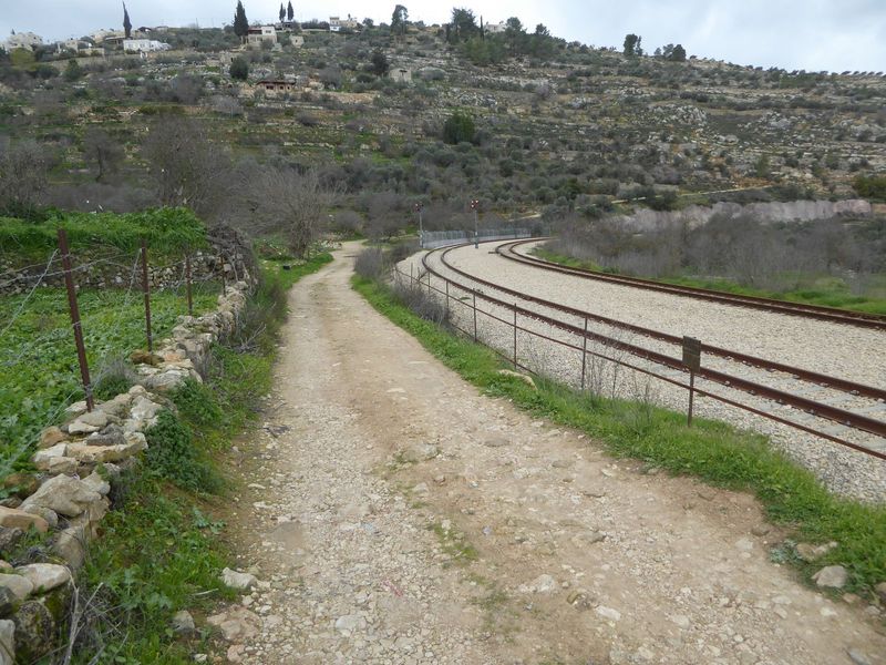 Down at the bottom of the valley, there's no grim wall as at Bethlehem.