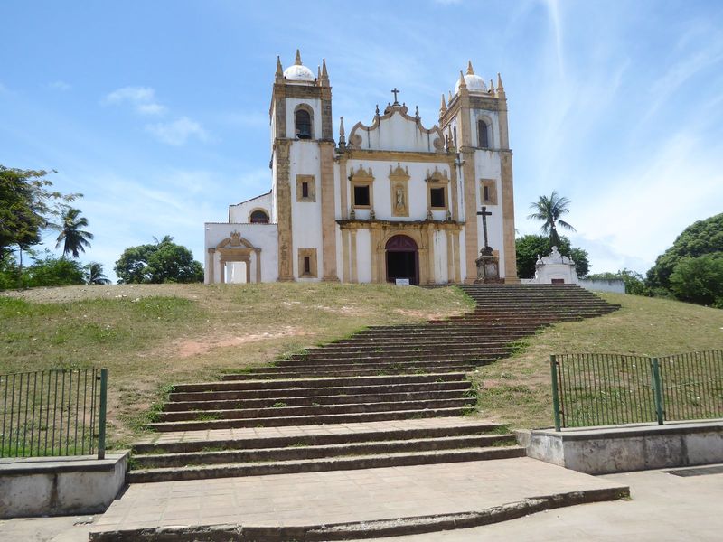 One more: this is the old church there's also a new one built by the Carmelites, another order active in colonial Brazil.